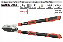 Nůžky na větve YATO 660-910mm kovadlinkový břit teleskopické převodové  YT8842 