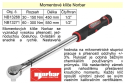 Momentový klíč ohybový 30 - 150 Nm 1/2" Norbar NB13268 
