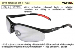 Brýle ochranné čiré YT-7363 YATO 