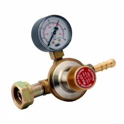 Regulátor tlaku plynu 0,5-4bar s manometrem regulovatelný vhodný pro plynové hořáky 
