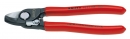 Kabelové nůžky na kabely do 15mm s pružinou   Knipex 9521165 
