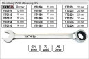 Klíč očkoplochý ráčnový 11 ,ocel CrV  YATO YT0192 
