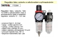 Regulátor tlaku vzduchu s odlučovačem a přimazáváním  YATO YT2384