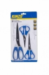 KINZO - sada nůžek 3 ks 125, 150, 215mm 